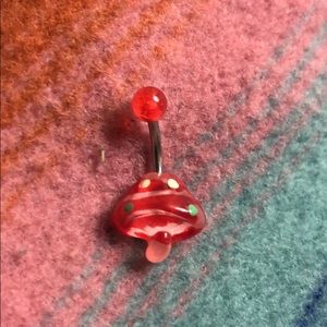 Mushroom Belly Ring